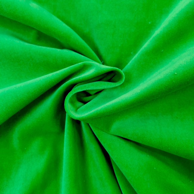 Cotton Velvet Emerald Green